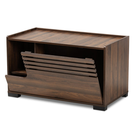 Baxton Studio - Claire Cat House in Brown - SECHC150080WI-Columbia-Cat House view 2