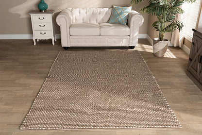Baxton Studio - Colemar Rug - Colemar-Linen-Rug view 3