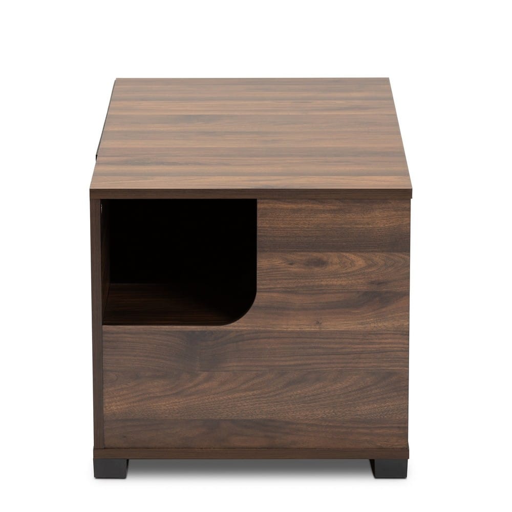 Baxton Studio - ConNor Cat House in Brown - SECHC150110WI-Columbia-Cat House view 5