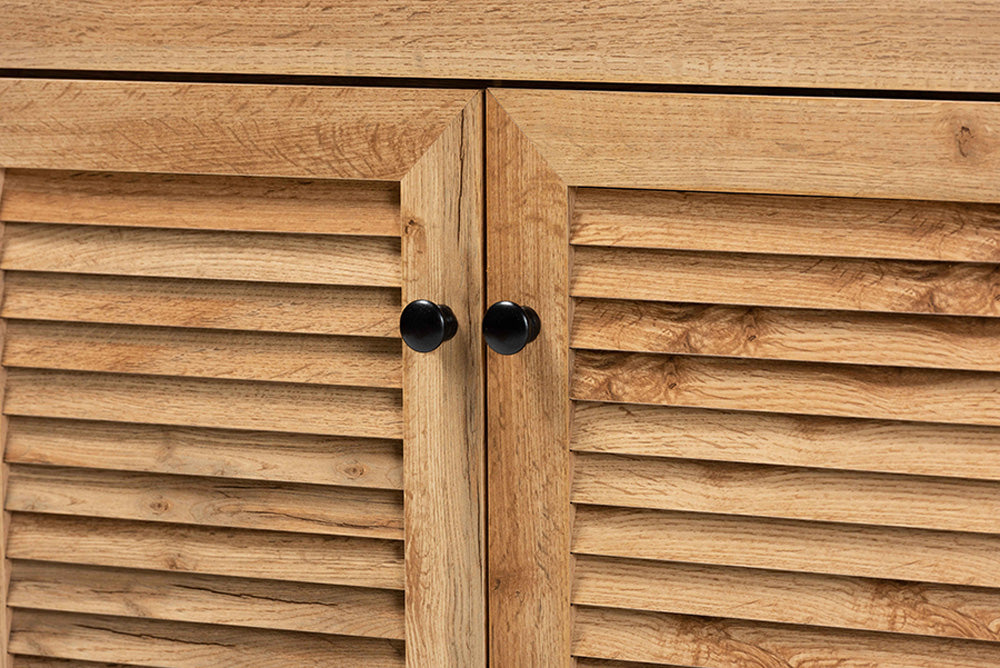 Baxton Studio - Coolidge Shoe Cabinet - FP-02LV-Wotan Oak view 6