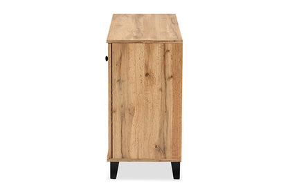 Baxton Studio - Coolidge Shoe Cabinet - FP-04LV-Wotan Oak view 4