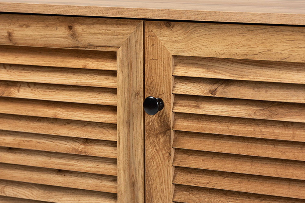 Baxton Studio - Coolidge Shoe Cabinet - FP-04LV-Wotan Oak view 6
