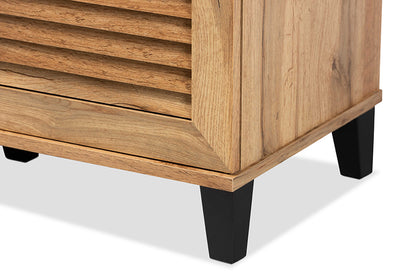 Baxton Studio - Coolidge Shoe Cabinet - FP-04LV-Wotan Oak view 7