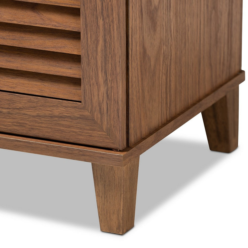 Baxton Studio - Coolidge Shoe Cabinet in Walnut - FP-01LV-Walnut view 5