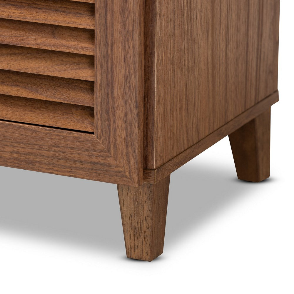 Baxton Studio - Coolidge Shoe Cabinet in Walnut - FP-02LV-Walnut view 5