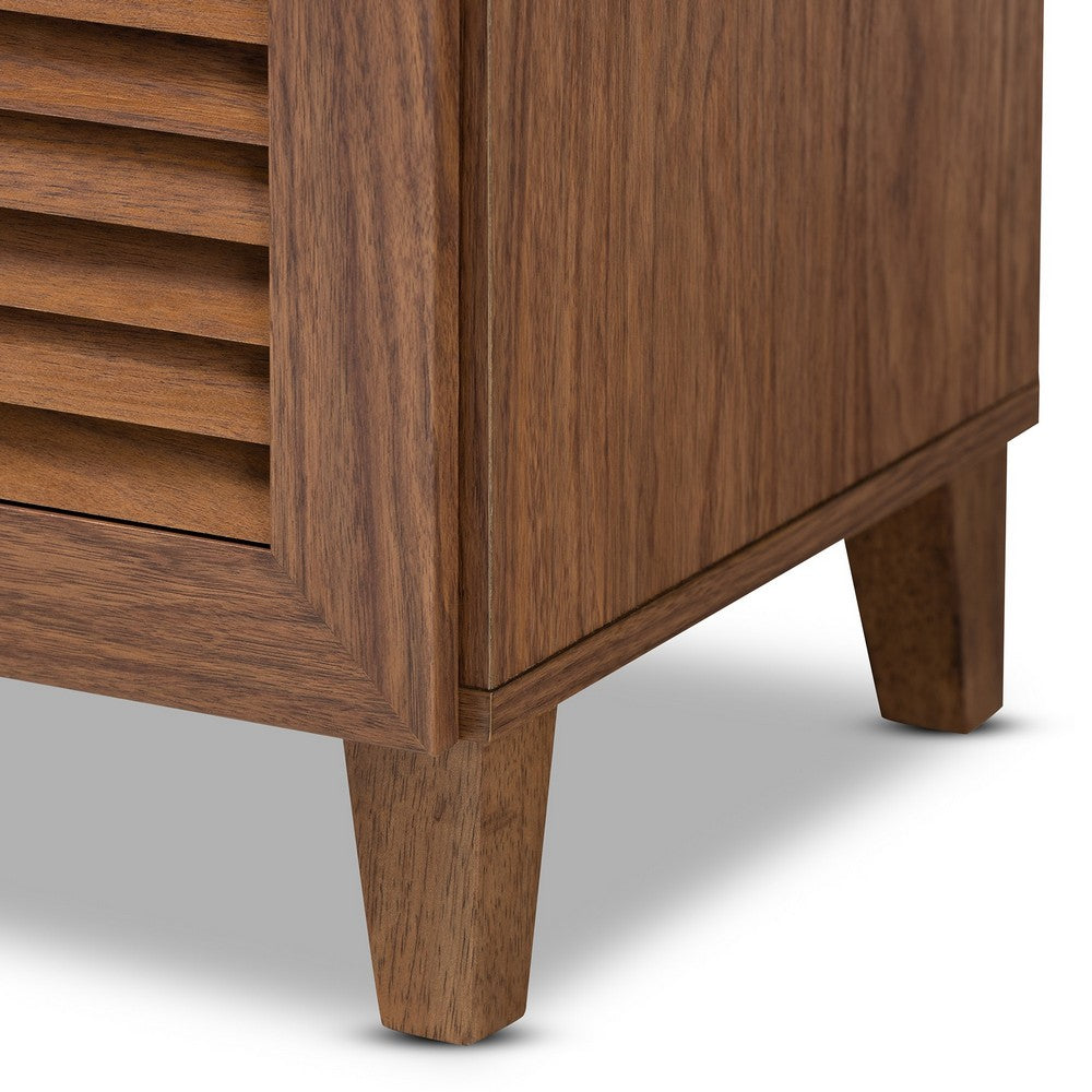 Baxton Studio - Coolidge Shoe Cabinet in Walnut - FP-03LV-Walnut view 5