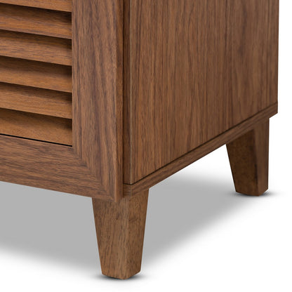 Baxton Studio - Coolidge Shoe Cabinet in Walnut - FP-03LV-Walnut view 5