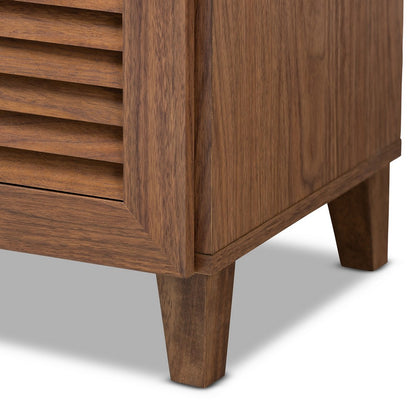 Baxton Studio - Coolidge Shoe Cabinet in Walnut - FP-05LV-Walnut view 5