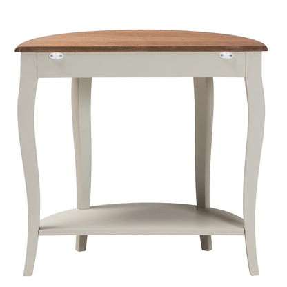 Baxton Studio - Cordelia Console Table in Natural Brown/Greyish Beige - MNT15-White/Natural-ST view 4