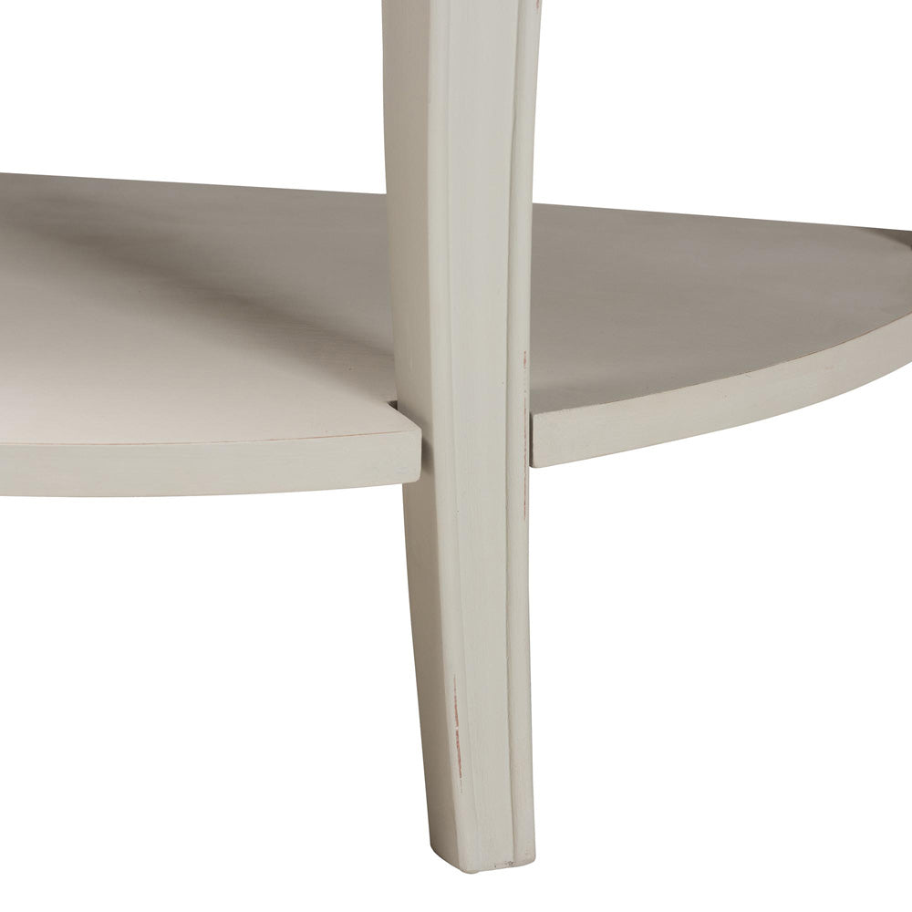 Baxton Studio - Cordelia Console Table in Natural Brown/Greyish Beige - MNT15-White/Natural-ST view 6