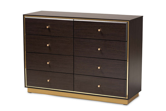 Baxton Studio - Cormac Dresser - LV28COD28232-Modi Wenge-8DW-Dresser view 1