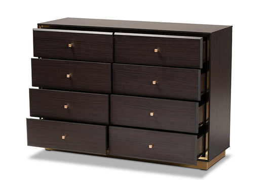 Baxton Studio - Cormac Dresser - LV28COD28232-Modi Wenge-8DW-Dresser view 2