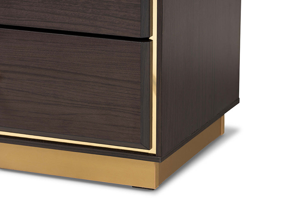 Baxton Studio - Cormac Dresser - LV28COD28232-Modi Wenge-8DW-Dresser view 7