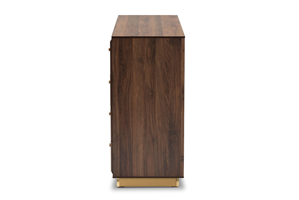 Baxton Studio - Cormac Dresser - LV28COD28232-Walnut-8DW-Dresser view 4
