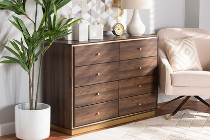 Baxton Studio - Cormac Dresser - LV28COD28232-Walnut-8DW-Dresser view 5