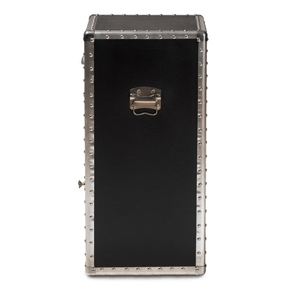 Baxton Studio - Cosette Chest in Silver - HY2AB017-Grey-Cabinet view 4
