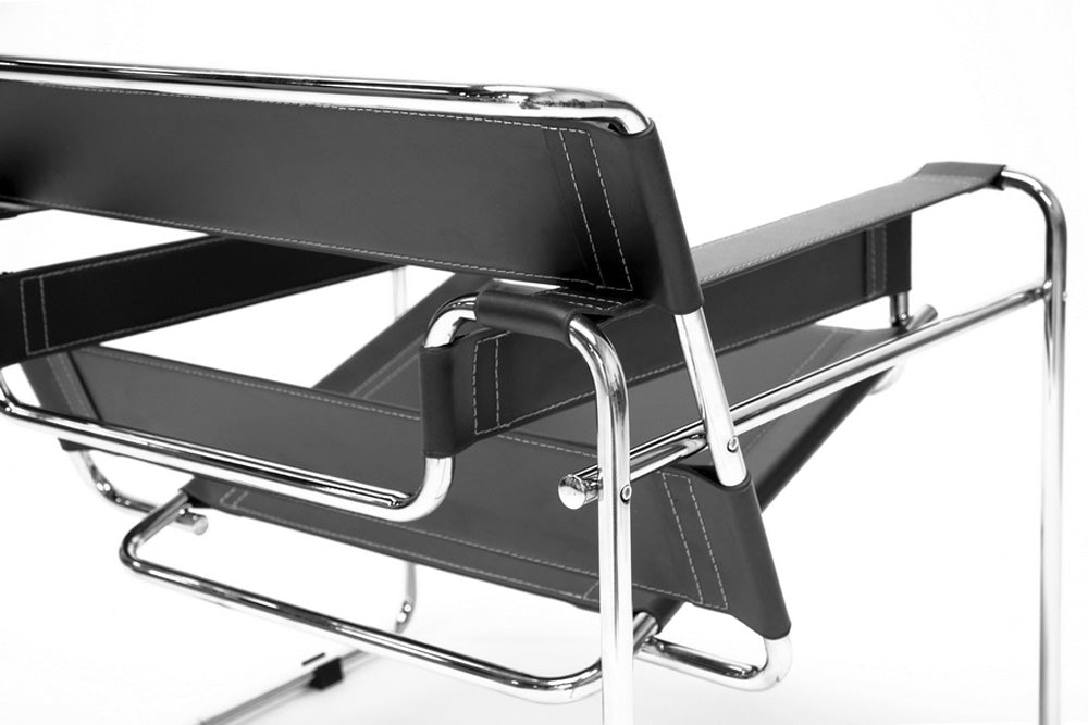 Baxton Studio - Crawford Living Room Chair in Black - ALC-3001 Black view 4