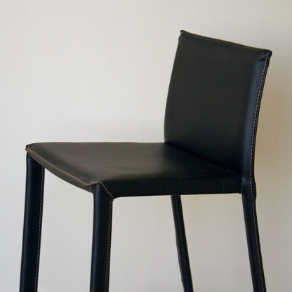 Baxton Studio - Crawford Set of 2 Bar Stools in Black - ALC-1822A-65 Black view 2