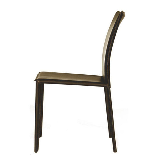 Baxton Studio - Crawford Set of 2 Dining Chairs in Brown - ALC-1025 Brown view 2