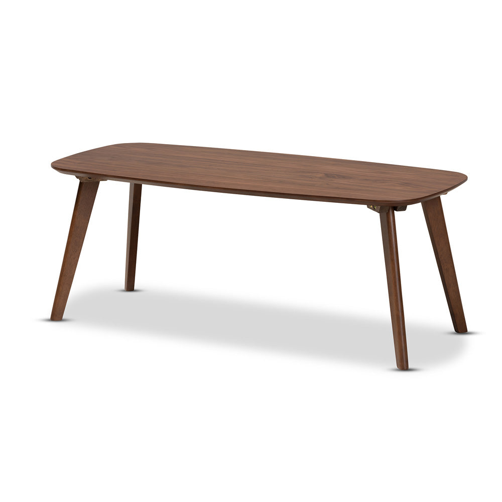 Baxton Studio - Dahlia Coffee Table in Walnut - Dahlia-Walnut-CT view 1