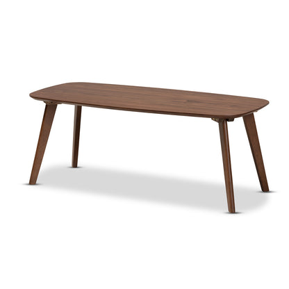 Baxton Studio - Dahlia Coffee Table in Walnut - Dahlia-Walnut-CT view 1