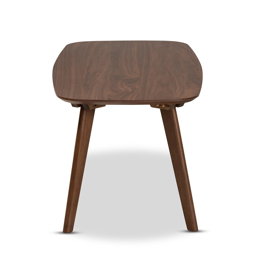 Baxton Studio - Dahlia Coffee Table in Walnut - Dahlia-Walnut-CT view 3