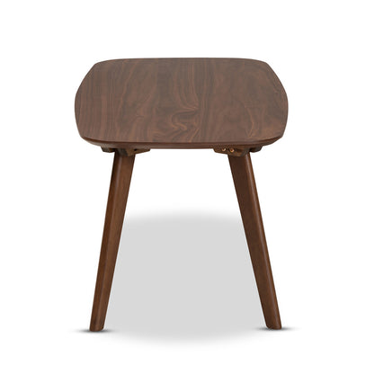 Baxton Studio - Dahlia Coffee Table in Walnut - Dahlia-Walnut-CT view 3