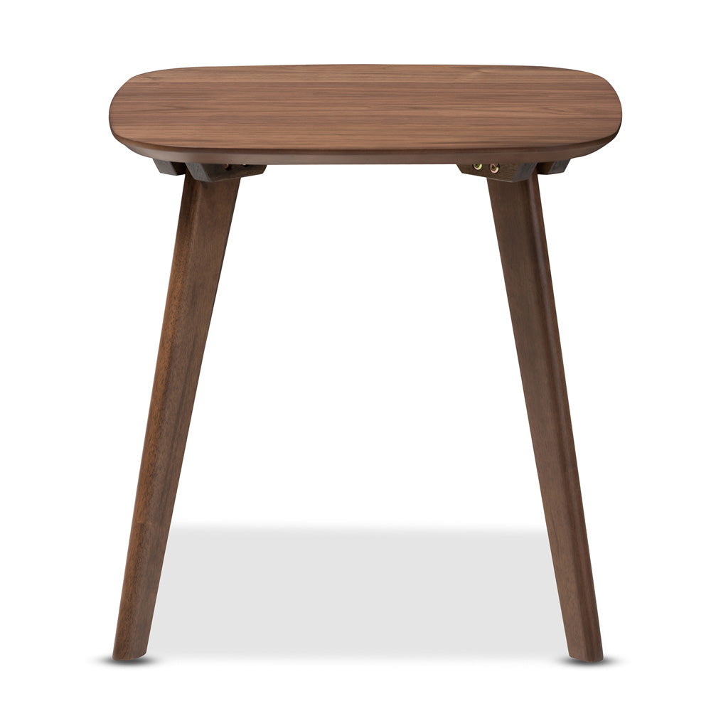 Baxton Studio - Dahlia End Table in "Walnut" Brown - Dahlia-Walnut-ET view 2