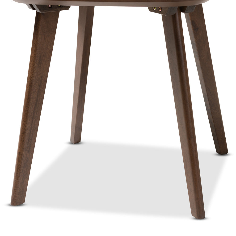 Baxton Studio - Dahlia End Table in "Walnut" Brown - Dahlia-Walnut-ET view 4