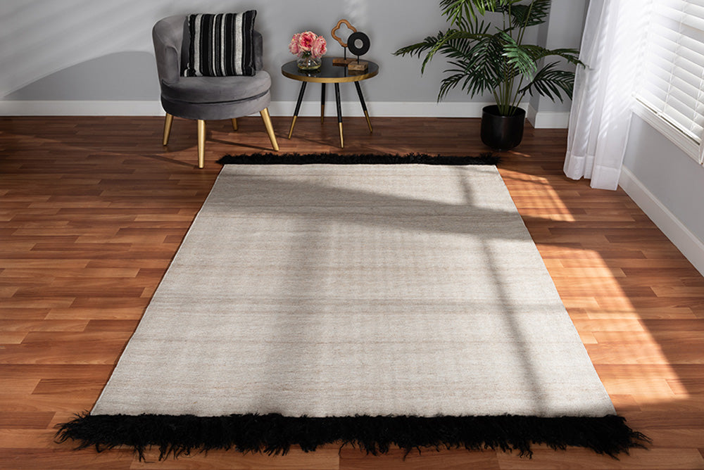 Baxton Studio - Dalston Rug - Dalston-Beige-Rug view 3