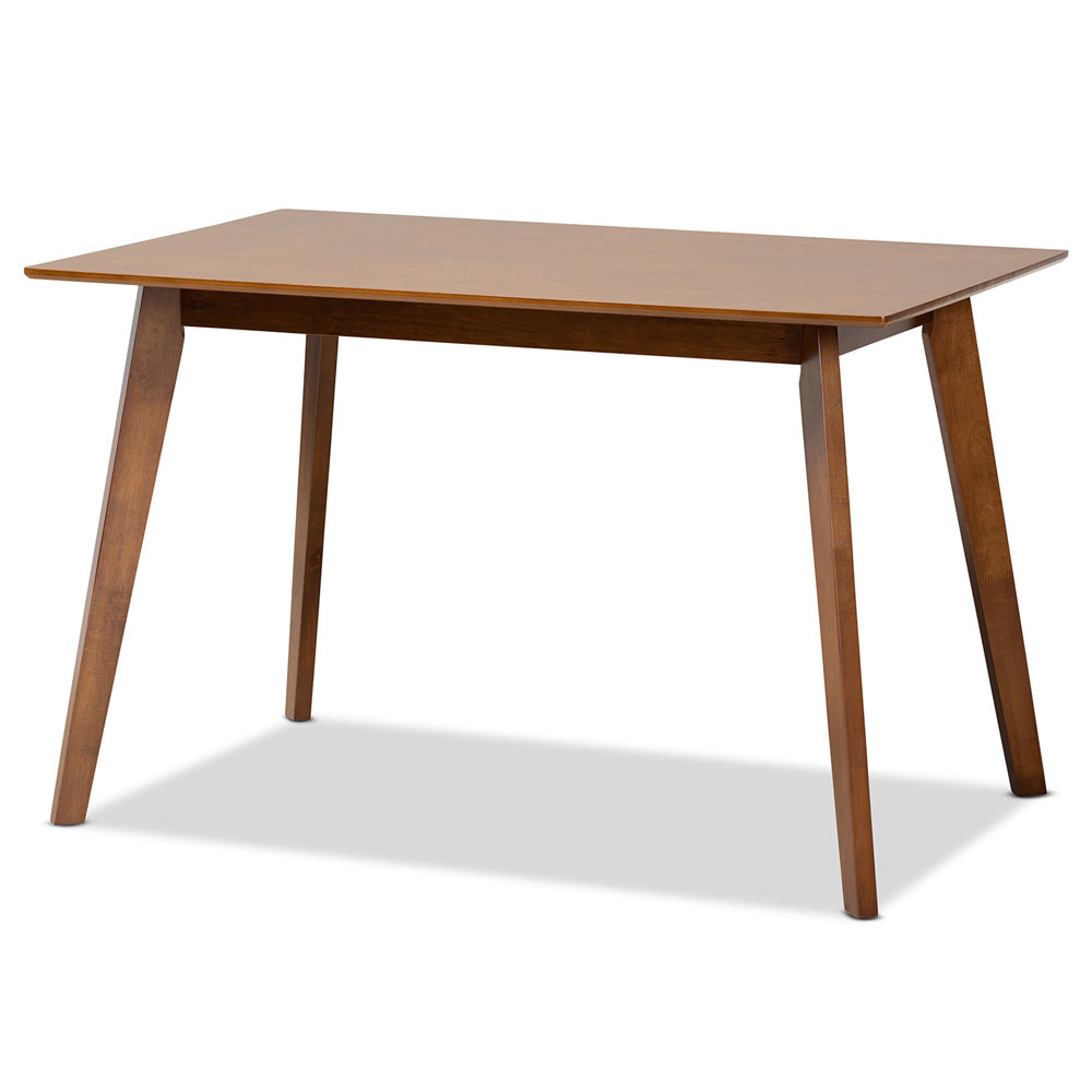 Baxton Studio - Damara Dining Set in Grey/Walnut Brown - RH367C-Grey/Walnut-5PC Dining Set view 3
