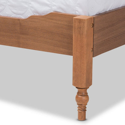 Baxton Studio - Danielle King Size Bed in Ash walnut - MG0018-Ash Walnut-King view 5