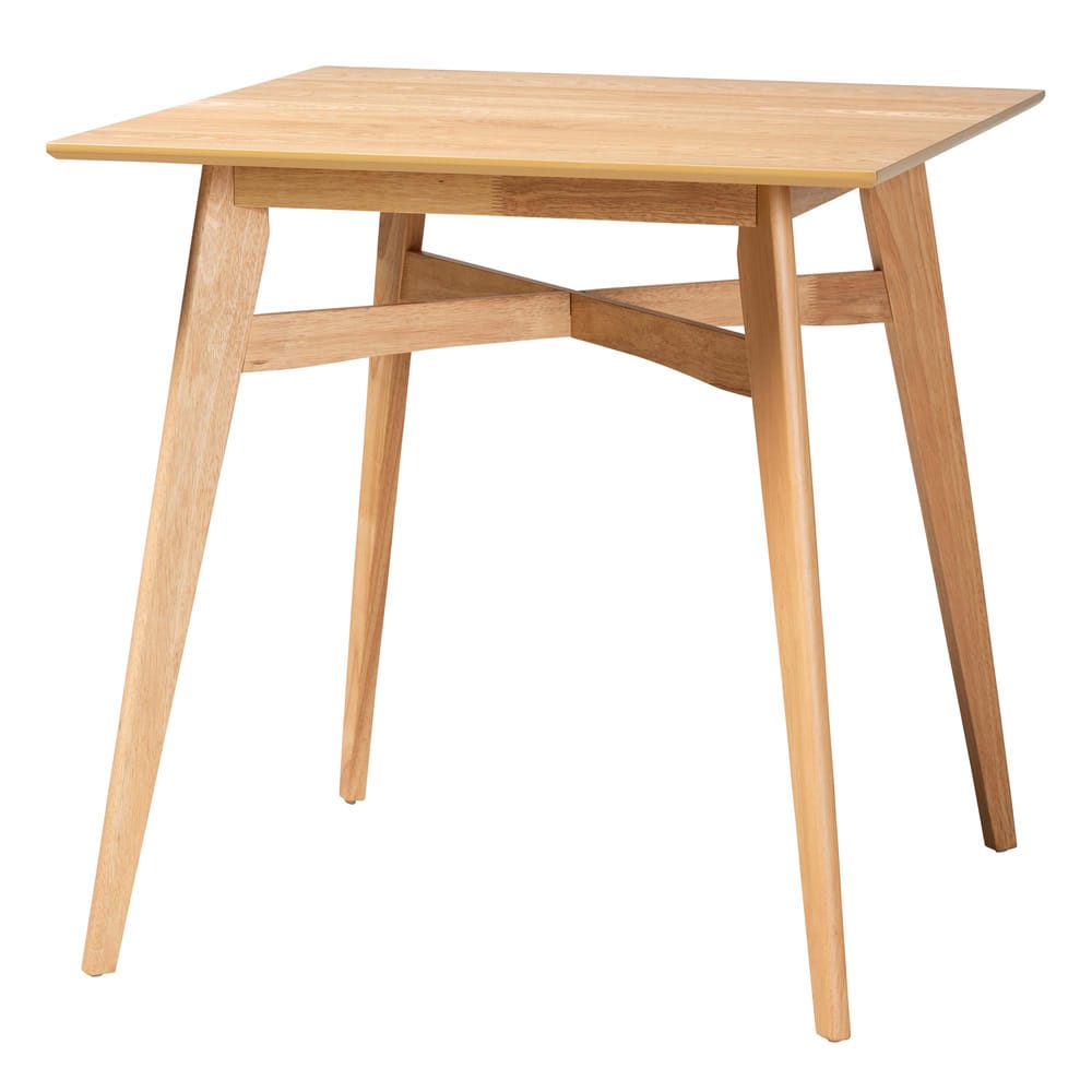 Baxton Studio - Dannell Pub Set in Grey/Natural Oak/Light Brown - CS003P-Natural Oak/Light Grey-5PC Pub Set view 3