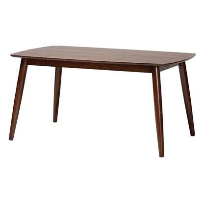 Baxton Studio - DanNon Dining Set in Grey/Walnut Brown/Light Brown - CS001C-Walnut/Light Grey-7PC Dining Set view 3