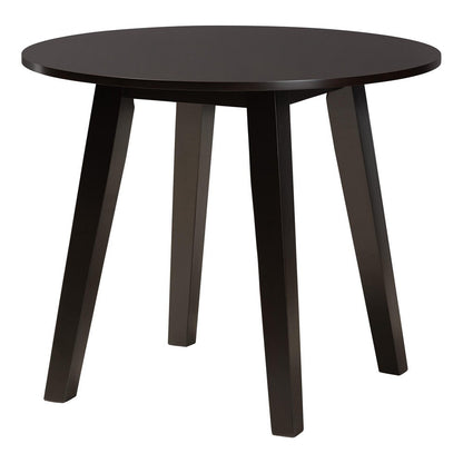 Baxton Studio - Darina Dining Set in Grey/Dark Brown - Esme-Grey/Dark Brown-5PC Dining Set view 3