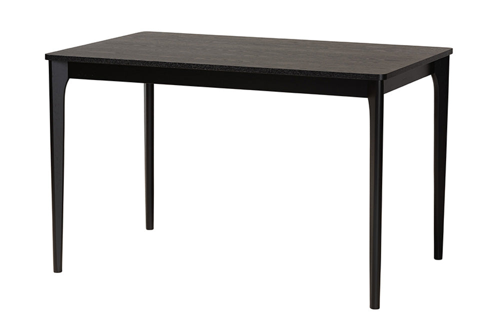 Baxton Studio - Darrion Dining Set - CS004C-Black/Cream-5PC Dining Set view 3