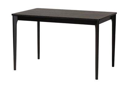 Baxton Studio - Darrion Dining Set - CS004C-Black/Cream-5PC Dining Set view 3