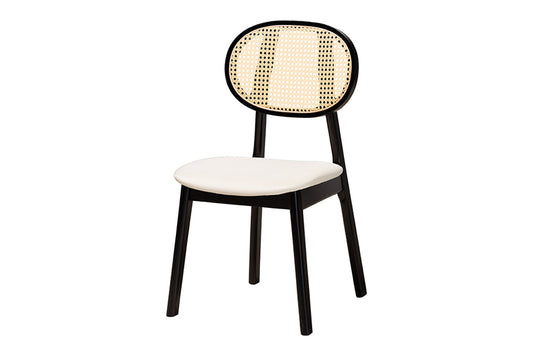 Baxton Studio - Darrion Dining Set - CS004C-Black/Cream-7PC Dining Set view 2