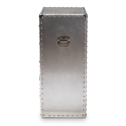 Baxton Studio - Davet Chest in Silver - JY17B167-Silver-Cabinet view 4