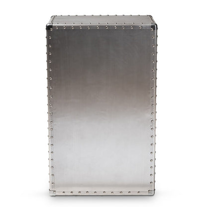 Baxton Studio - Davet Chest in Silver - JY17B167-Silver-Cabinet view 5
