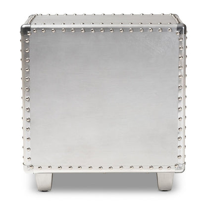 Baxton Studio - Davet End Table in Silver - JY17B170-Silver-ET view 5