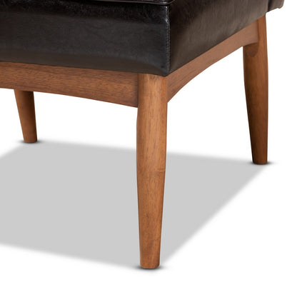Baxton Studio - Daymond Dining Chair in Dark Brown/Walnut Brown - BBT8051.12-Dark Brown/Walnut-CC view 6