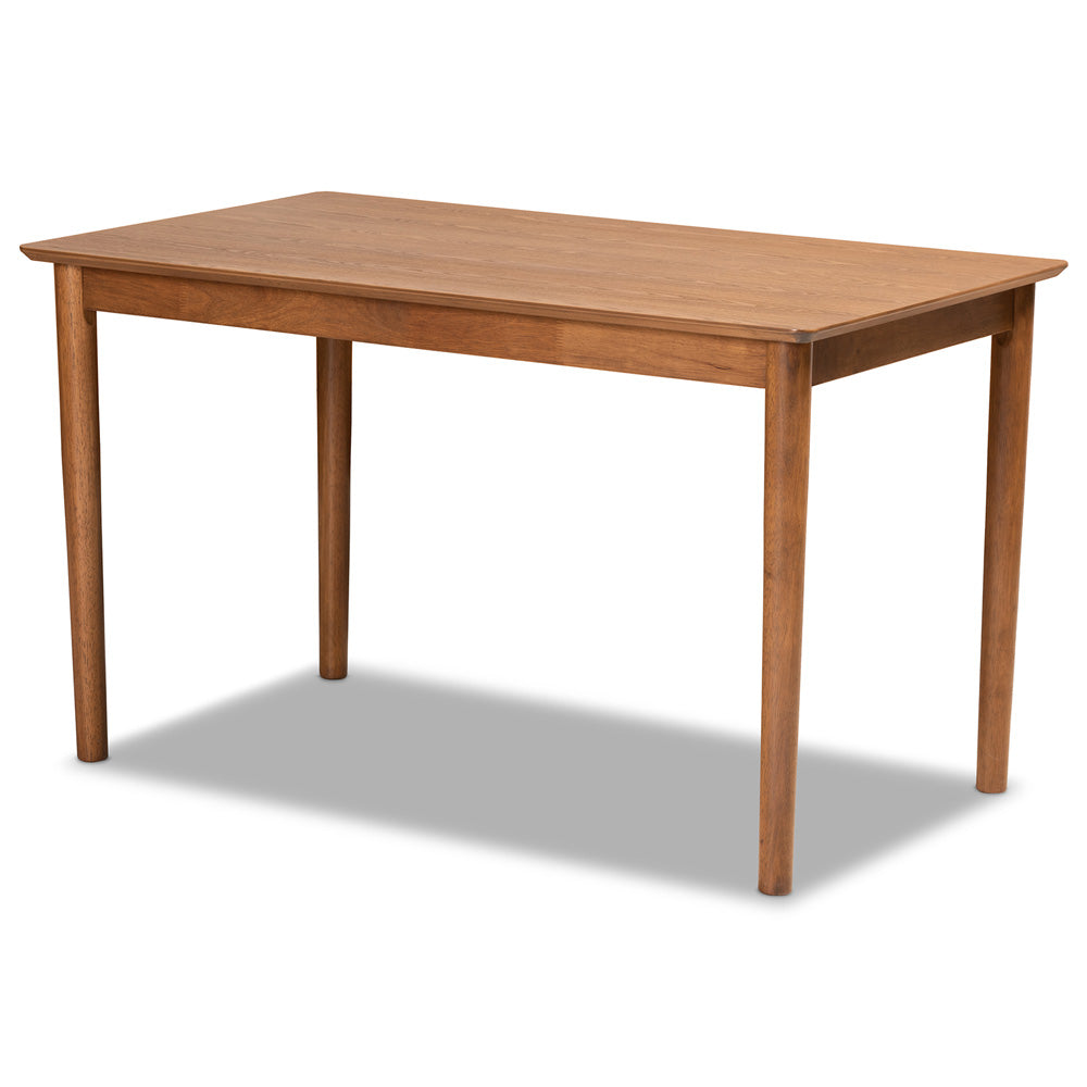 Baxton Studio - Daymond Dining Set in Tan/Walnut Brown - BBT8051.12-Tan/Walnut-3PC Dining Nook Set view 4