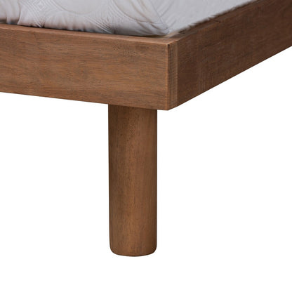 Baxton Studio - Decker Full Size Bed in Walnut Brown - MG0081S-Walnut-Full view 5