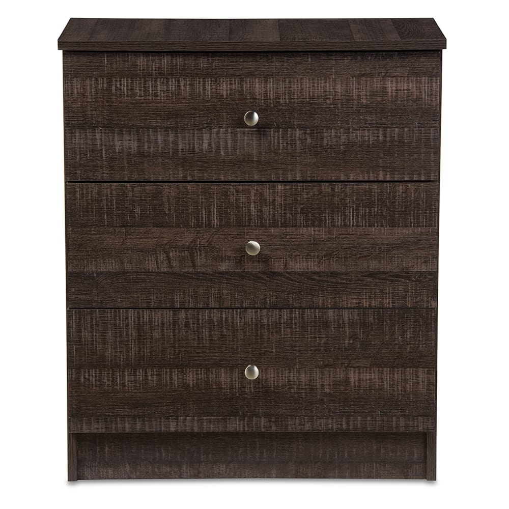Baxton Studio - Decon Chest in Brown - B06-Brown view 2