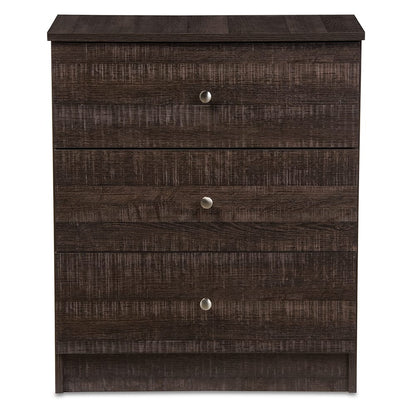 Baxton Studio - Decon Chest in Brown - B06-Brown view 2