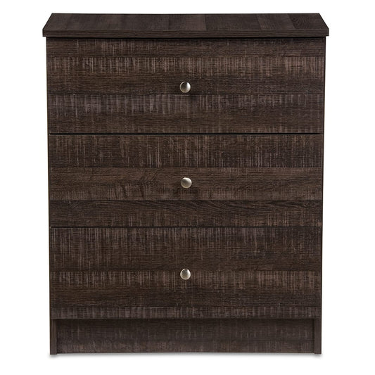 Baxton Studio - Decon Chest in Brown - B06-Brown view 2