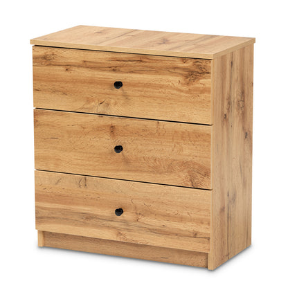 Baxton Studio - Decon Chest in Oak Brown - B06-Wotan Oak view 1