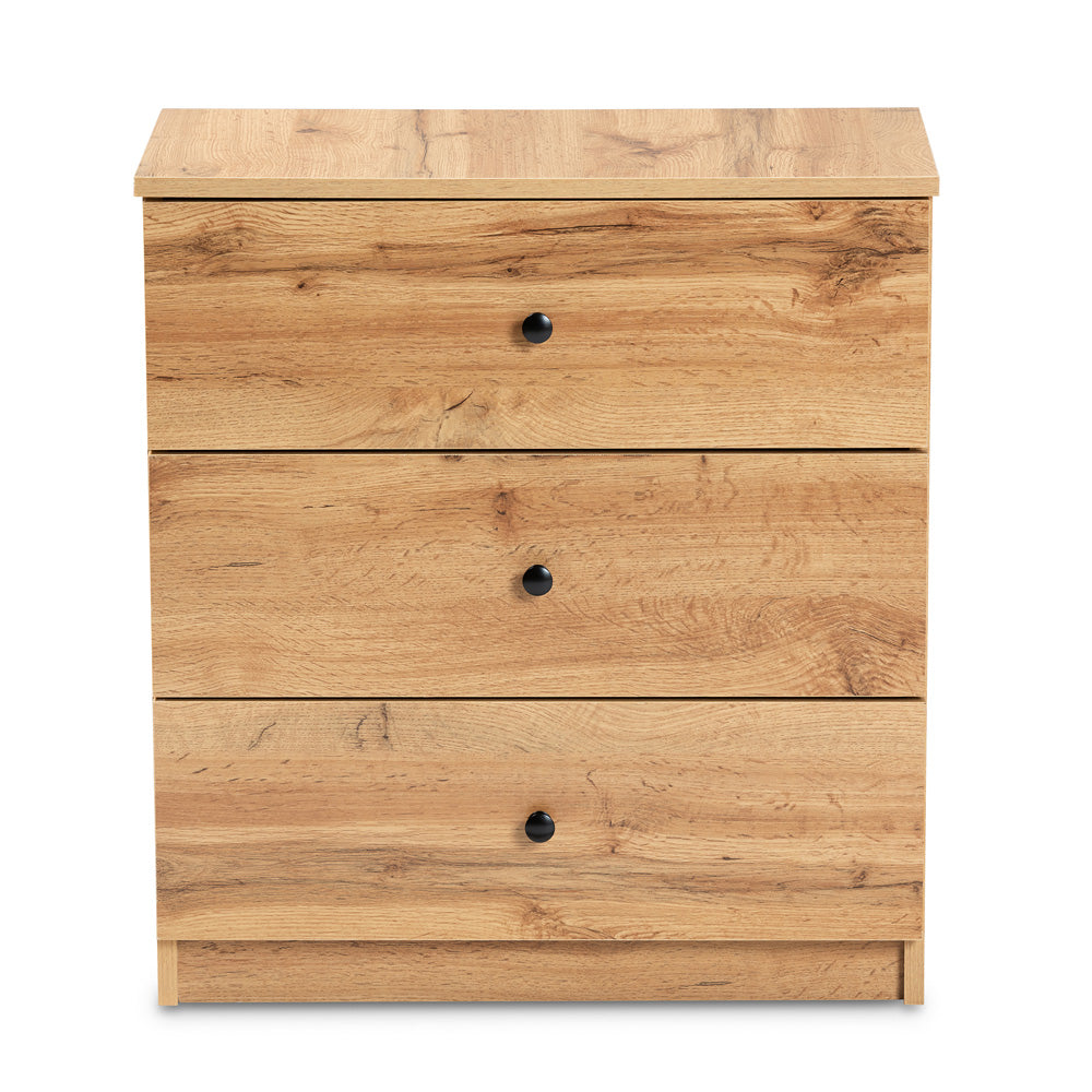 Baxton Studio - Decon Chest in Oak Brown - B06-Wotan Oak view 3