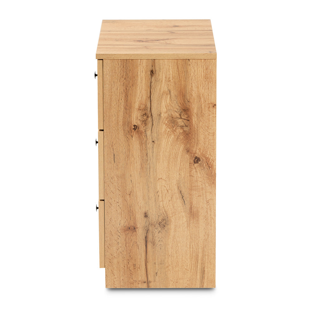 Baxton Studio - Decon Chest in Oak Brown - B06-Wotan Oak view 4